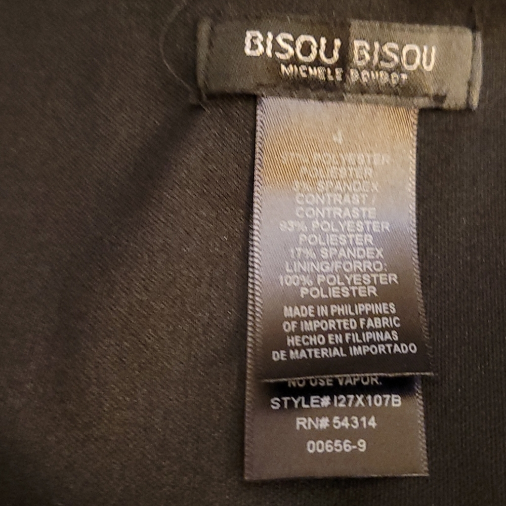 BISOU black sequin cocktail dress FINAL REDUCTION - Picture 3 of 4